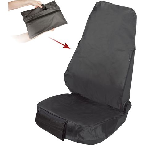 Auto-Sitzschoner Dirty Harry, PKW-Schutzunterlage Vordersitz, Werkstatt-Schonbezug aus Polyester, 1 Stück (1/5)
