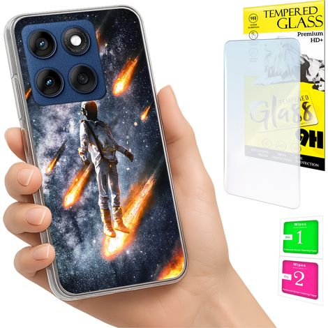 Custodia per Motorola Edge 60 Fusion / Edge 60, cover posteriore in vetro. (1/5)