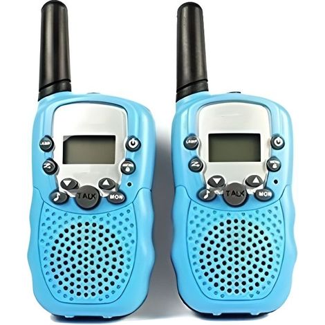 Talkie-Walkie Enfant - PMR - 2 Pcs - Distance 1 Km - Fonction LED - Utilisation Extérieure (1/4)
