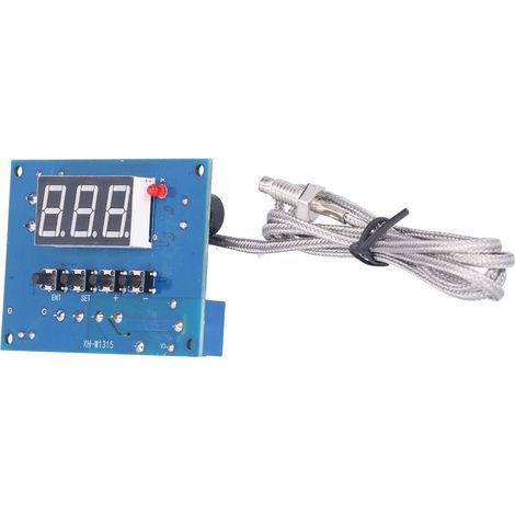 Carte de contrôle de température, commande par micro-ordinateur, sonde thermocouple de type K, thermostat (1/5)