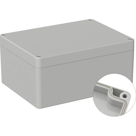 TRU COMPONENTS TC-9065680 Boîtier industriel 160 x 120 x 75 ABS gris clair (RAL 7035) 1 pc(s) (1/3)