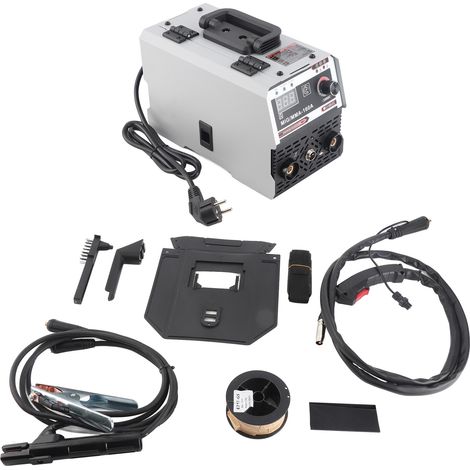 Poste à Souder MIG/MMA 2-en-1 220V 20-120A IGBT - Dévidoir Intégré, Affichage Numérique, 2 Modes Manuelle/Gaz, Ventilateur Refroidissement - Pour Acier Carbone et Alliage - Métal - Avec Torche, Fil, M (1/5)