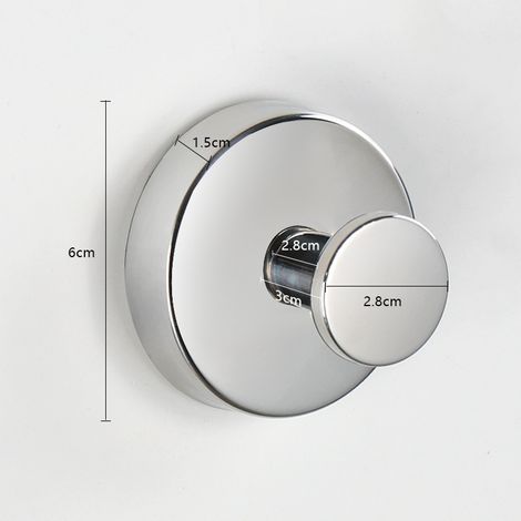 Duschhaken mit Saugnapf, abnehmbare Saugnapfhaken zum Aufhängen von Handtüchern, Bademänteln und Duschschwämmen an Badezimmerwänden, Küchen, Glas, Spiegeln und Fliesen - Silber (4er-Set)