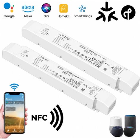Driver LED Smart Matter over Thread 24V 75W con NFC per Strisce LED Monocolore e CCT  Colore Singolo (1/5)