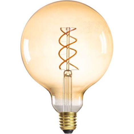 Kanlux ampoule LED filament G125 5W E27 1800K ambre (1/5)