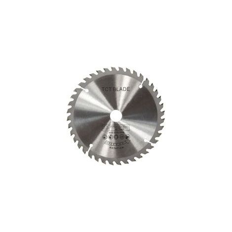 Disque de scie circulaire TCT 165 mm, 40 dents, coupe bois, argent –