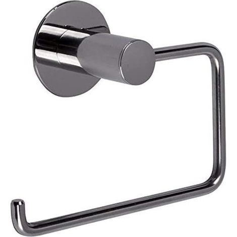 141258 Toilettenpapierhalter aus Edelstahl, Silber, 13 x 12 x 5 cm