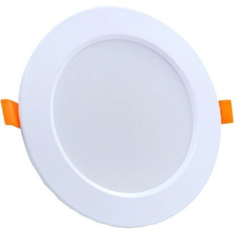 Lot de 2 spots LED encastrables ultra‑fins 12W 4 pouces, lumière neutre, trou de coupe 110‑130mm, haute luminosité (1/2)