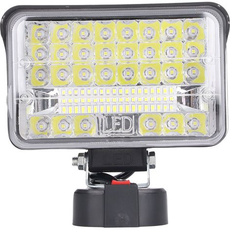 144W Lampe LED de Travail Haute Puissance, 7200LM Projecteur Portable Extérieur, Éclairage Urgence pour Professionnels (1/5)