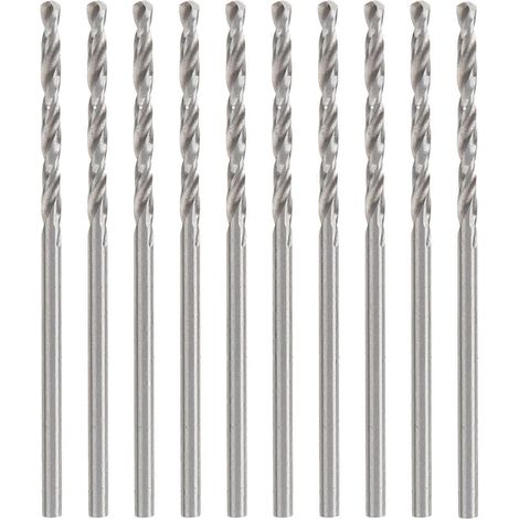 10-teiliges Spiralbohrer-Set aus HSS-Stahl mit geradem Schaft, Industriebedarf, 1,55 mm
