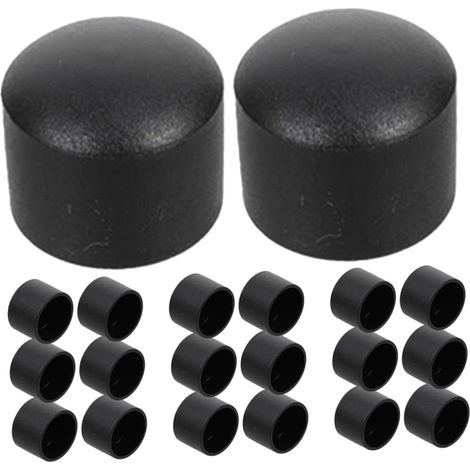 30pièces Embouts Foot Plastique Protections Extrémité Ronds pour Poteaux Flexibles Accessoires de Sécurité pour Jeu (1/5)