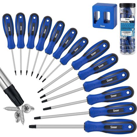 14-teiliges magnetisches Torx-Schraubendreher-Set Chrom-Vanadium-Stahl T4-T40 (1/5)