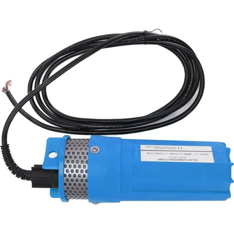 6,5-Liter-Hochleistungs-Solar-Tauchpumpe (12 V DC) für Teichbewässerung und Wasserversorgung in abgelegenen Gebieten – Blau (1/5)
