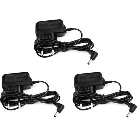 3X DC 6V Interrupteur Universel Source de Courant Adaptateur Chargeur 700MA pour U10 / U31 / U11 Prise Européenne (1/5)