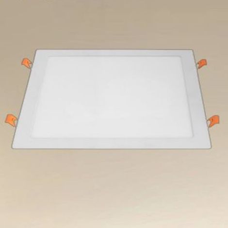 TrAdE Shop Traesio - Pannello Led 24watt Da Incasso Quadrato Bianco 300mm Luce 3000k-6500k Ip20 00113 - (1/4)