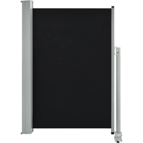 vidaXL Tenda da Sole Laterale Retrattile 120 x 300 cm Nera (1/5)