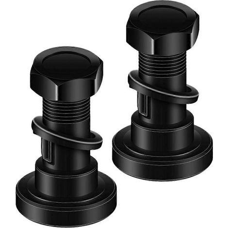 Lot de 2 rotatif Cutter Blade boulon kit 63607 pour Bush Hog écrou et verrouillage rondelle remplacer 802 263C 802 (1/5)