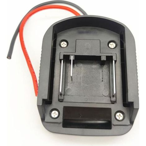Extracteur batterie compatible Makita 18V, adaptateur sortie port décharge, modèle triple prise avec câble, pour perceuse tronçonneuse marteau (1/5)