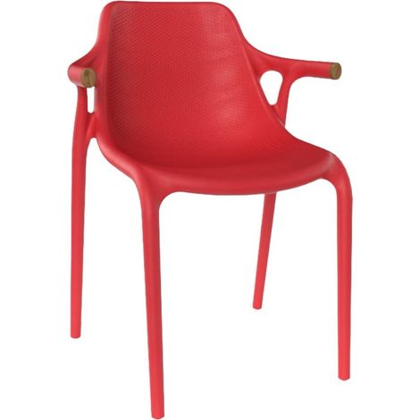 Fauteuil TORO en polypropylène style contemporain pour extérieur