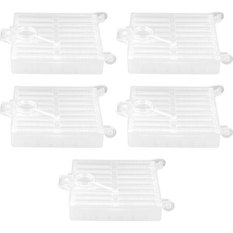 CSPARKV Lot de 5 Cage de Transport Reine des Abeilles, Cage Reine des Abeilles multifonctionnelle Essentielle Durable légère pour l'apiculture pour Apiculteur (1/5)