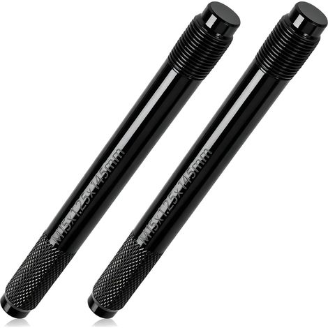 2PCS-M15x1.25 Wheel Guide Pin Alignment Pins Wheel Alignment Pins for Changing Tyres on Car (Black, 2PCS-M15x1.25) (1/5)
