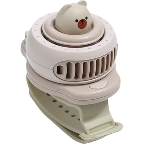 Ventilateur de montre portable rechargeable USB, mini ventilateur personnel tendance pour rafraîchir l'air (1/5)