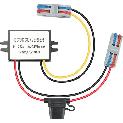 25W 5A Convertisseur Buck stabilisé 10V-72V vers 5V module d'alimentation (1/5)