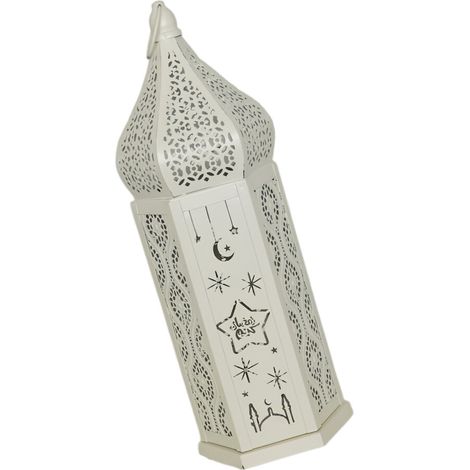 Faroles marroquíes, faroles decorativos para velas, en forma de L.