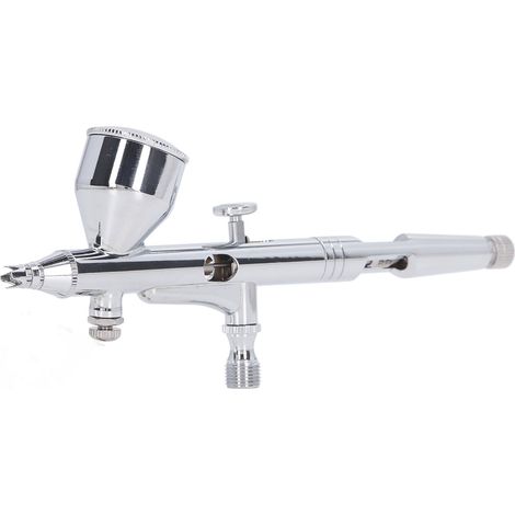 Pistolet à peinture aérographe en acier inoxydable pour maquettes et projets artistiques DIY (1/5)