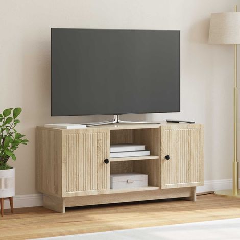 vidaXL TV Cabinet 102 x 34.5 x 50 cm Sonoma Oak Engineered Wood