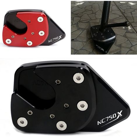 (21-23 BLEU) Compatible avec HONDA NC750X NC 750X NC750 X NC700X 2014-2023 - Extension de béquille latérale pour moto - Plaque de support/agrandisseur maxpower (1/4)