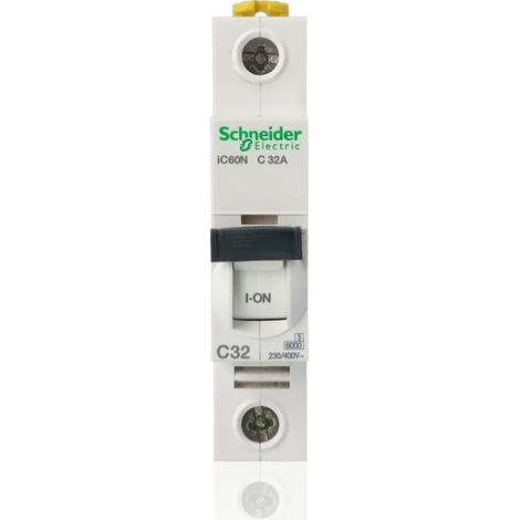 SCHNEIDER A9F79132 - Interruttore magnetotermico iC60N 1P C 32A 6000A