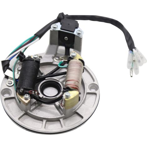 Stator magnéto pour moteur horizontal de moto tout-terrain à démarrage rapide 49cc 50cc 70cc 90cc 110cc 125cc (1/5)