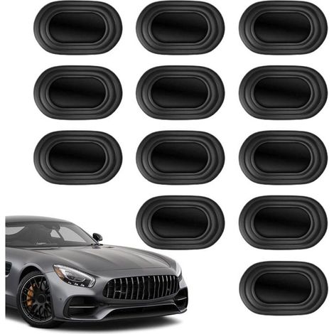 Amortisseur de chocs pour portière de voiture Coussinets de protection en silicone anti-collision Butée de claquement Protection de pare-chocs pour la conduite quotidienne, le stationnement en (1/4)