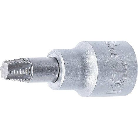 Douille à Embouts Extracteurs de Vis 10 mm (3/8) - Pour Profil T Torx Défectueux T40 - Extraction Facile et Précise - D-Work