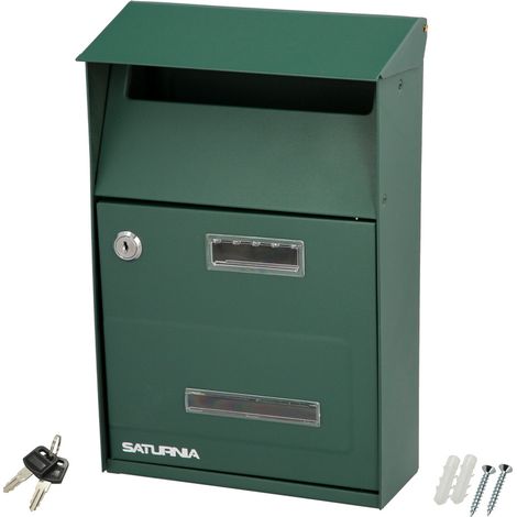 Cassetta postale da esterno verde country 215 x 320 x 105 mm. (1/4)