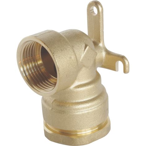 Raccord laiton coudé applique murale SUMO pour tube PE Ø20 mm - Femelle 1/2