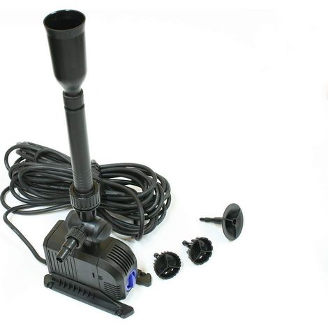 Varan Motors - HJ-1503 Pompe pour fontaine, bassin, étang jusqu'à 1500l/h 25W, 1.8m de refoulement