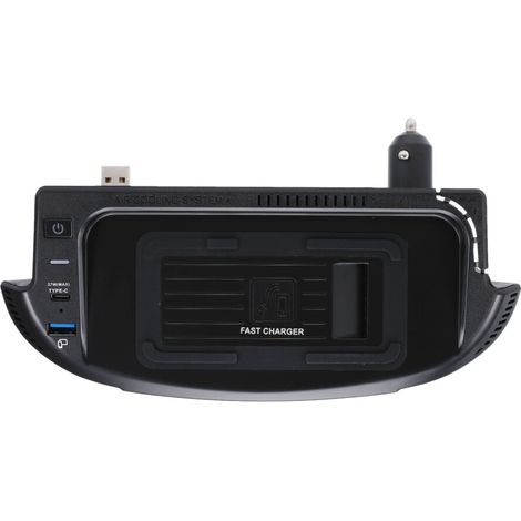 15W kabelloses Autoladegerät Handy-Ladegerät Schnellladegerät Ladeplatte für Mustang 2015-2020 (1/5)