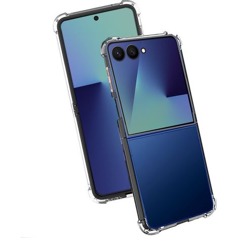 Carcasa COOL para Samsung F766 Galaxy Z Flip 7 AntiShock Transparente