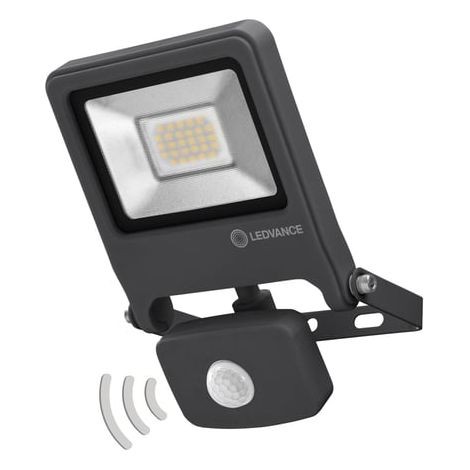 Proyector de 20W 1700lm Gris Endura Flood Sensor
