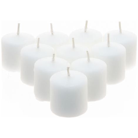 Lot de 10 bougies Many blanc 45g - Atmosphera créateur d'intérieur