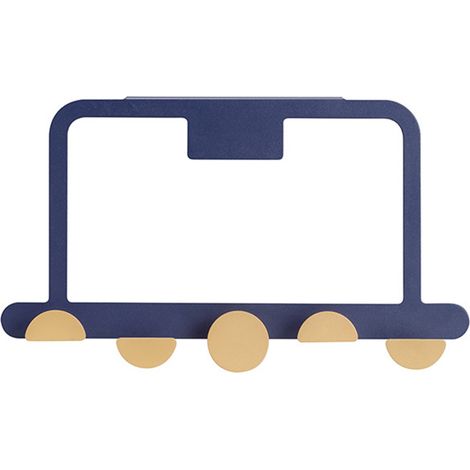 Crochets de porte robustes pour éviter les rayures, crochet adhésif en fer pour salle de bain, cuisine, vêtements, serviettes, bleu (1/5)