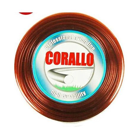 FILO DECESPUGLIATORE TONDO ø4 mm x 9 m Corallo