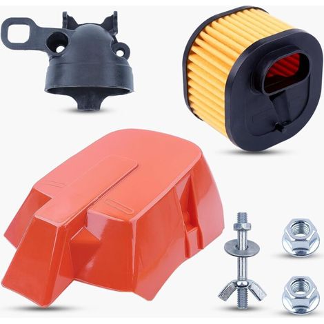 HD-Luftfilterabdeckung, Ansaugkrümmer-Führungsschraubensatz, passend für Husqvarna 372XP Kettensäge 362371365 (1/5)