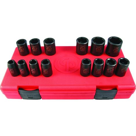Coffret de douilles et accessoires SS4114 1/2PDR MET IMP SET - CHICAGO PNEUMATIC