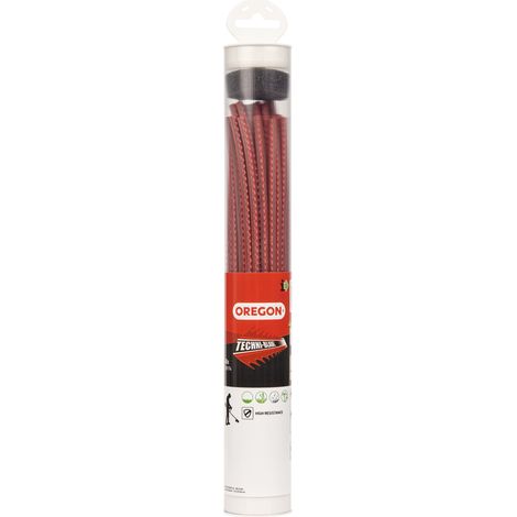 Fil débroussailleuse Carré Techni-Blade Rouge ø7.0mm/26cm Oregon 539174 (1/6)