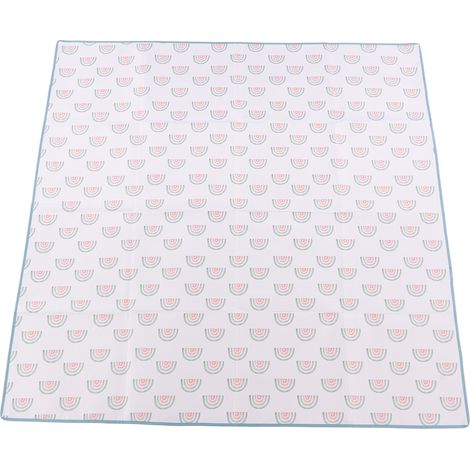 Tapis de protection pour bébé pour les repas, imperméable, antidérapant et multifonctionnel, à placer sous la chaise haute. (1/5)