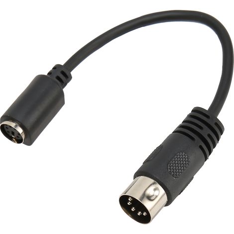 Câble convertisseur clavier/souris DIN 5 broches mâle vers mini DIN 6 broches femelle, adaptateur pour PS/2 15 cm (5,9 pouces) (1/4)