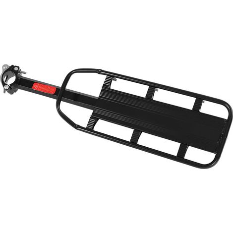 Porte-bagages arrière de vélo à fixation rapide, réglable, pour VTT, avec réflecteur (1/5)